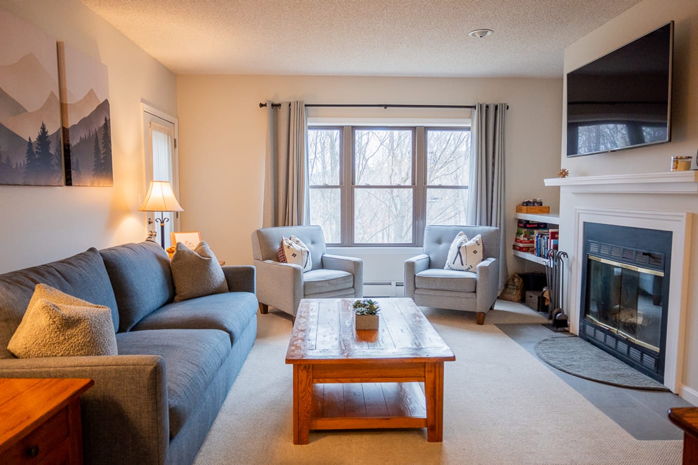Renovated living room